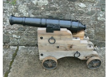 Antique Cannon. Naval Style Truck #4