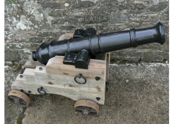 Antique Cannon. Naval Style Truck #9