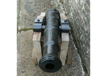 Antique Cannon. Naval Style Truck #10