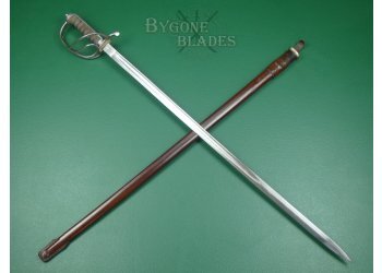 British 1821/56 Pattern Royal Artillery Officers Sword. WW2. George VI. #2306003 #1
