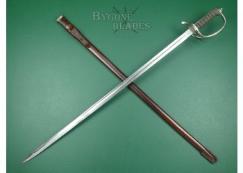 British 1821/56 Pattern Royal Artillery Officers Sword. WW2. George VI. #2306003 #2