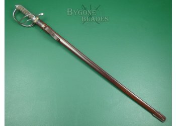 British 1821/56 Pattern Royal Artillery Officers Sword. WW2. George VI. #2306003 #3