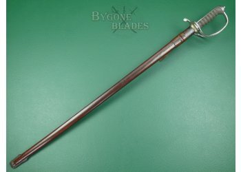 British 1821/56 Pattern Royal Artillery Officers Sword. WW2. George VI. #2306003 #4