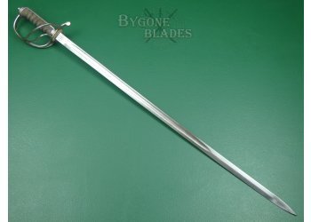 British 1821/56 Pattern Royal Artillery Officers Sword. WW2. George VI. #2306003 #5