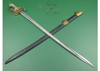 British 1827 Quill Point Royal Navy Officers Sword. #2107014 #1