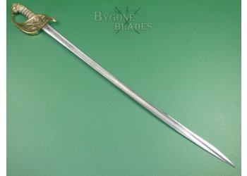 British 1827 Quill Point Royal Navy Officers Sword. #2107014 #5
