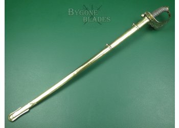 British 1857 Pattern Named Royal Engineers Officers Sword. Major Charles F. Mould. #2306009 #4