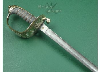 British 1857 Pattern Named Royal Engineers Officers Sword. Major Charles F. Mould. #2306009 #7