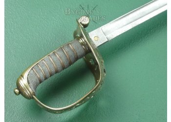 British 1857 Pattern Named Royal Engineers Officers Sword. Major Charles F. Mould. #2306009 #9