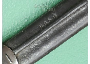 British 1907 Pattern Bayonet. Remington 1915. Very Rare British Double Seamed Scabbard. #2211007 #7