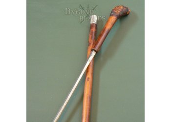 British Jonathan Howell Rootball Sword Cane #3