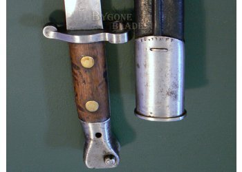 British M1888 MkII Lee Metford Rifle Bayonet and Frog #7