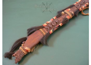 Dayak Headhunters Mandau Sword. Borneo #13