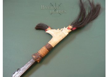 Dayak Headhunters Mandau Sword. Borneo #9