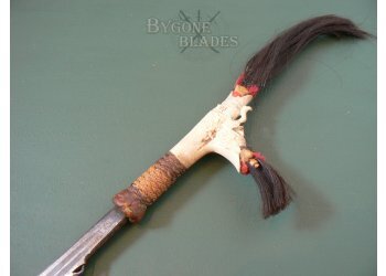 Dayak Headhunters Mandau Sword. Borneo #10