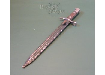 M28 Bayonet with Fluted Green Scabbard