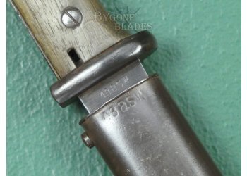 German S1884/98 Bayonet.  K98 Matching Numbered Scabbard. #2403003 #6