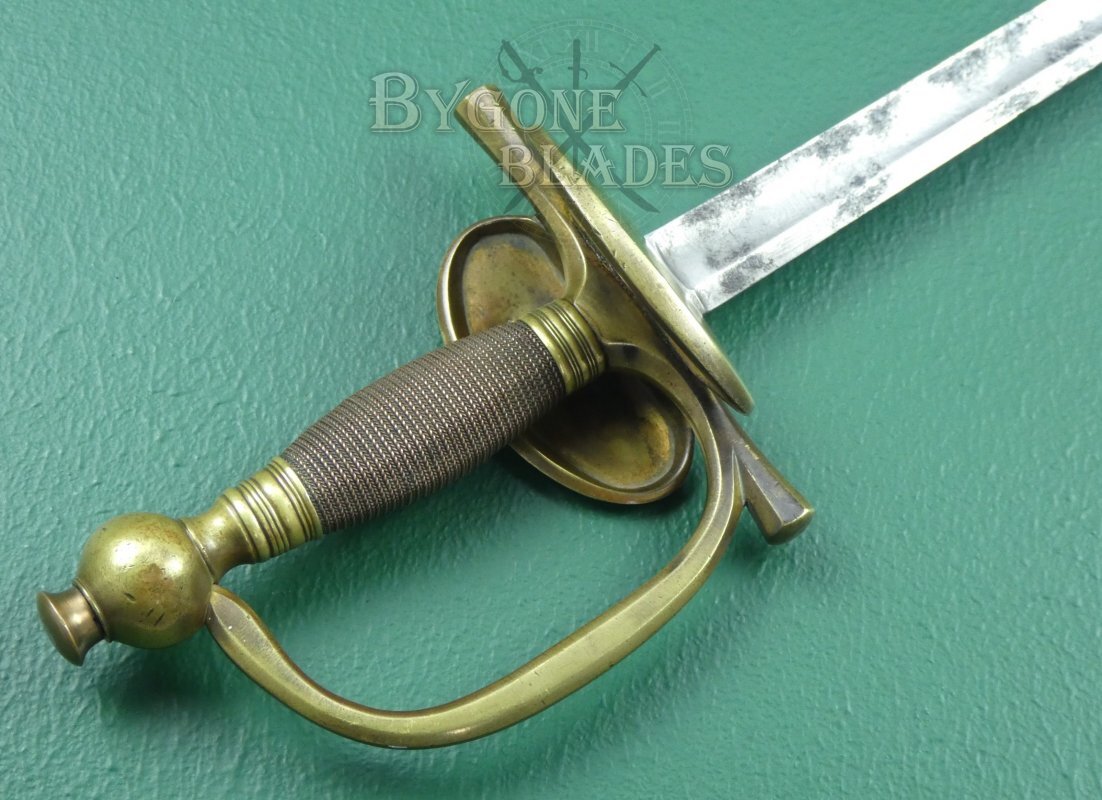19th Century Infantry Spadroon Circa 1820 Infantry Sword Bygone Blades