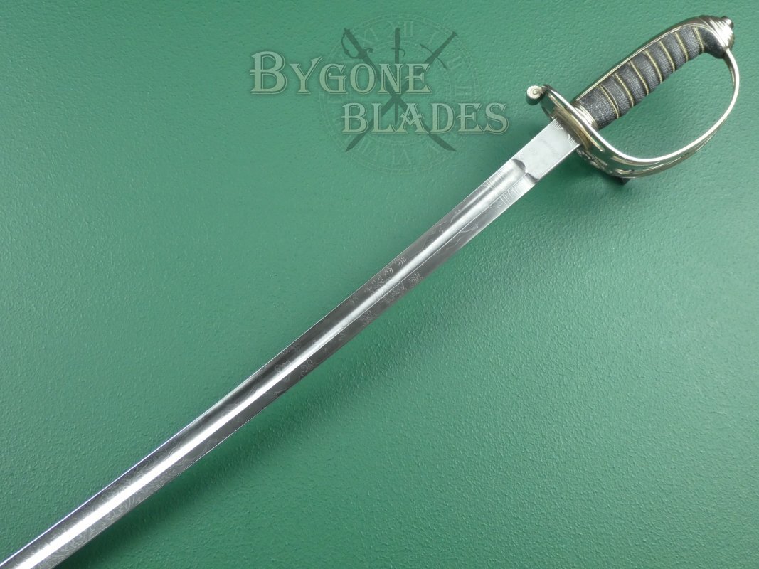 British 1827 Pattern Victorian Kent Rifle Volunteers Sword | Bygone Blades