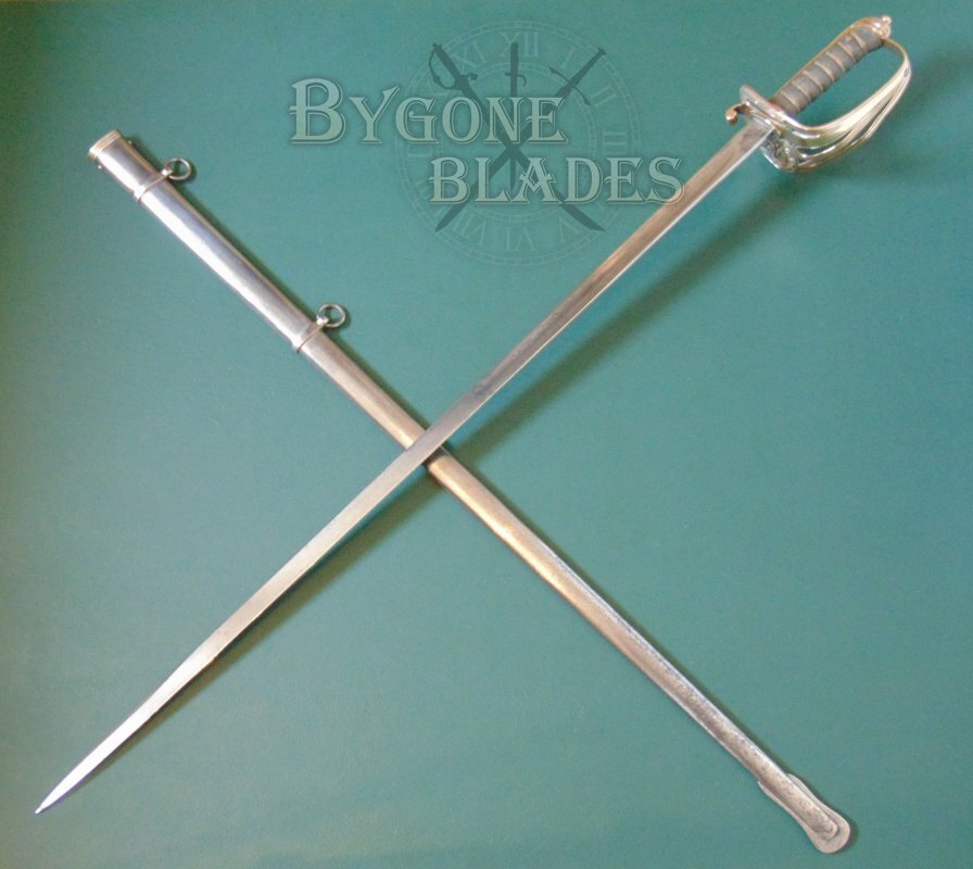 British Scarce 1892 Pattern Infantry officers Sword. Pillin | Bygone Blades