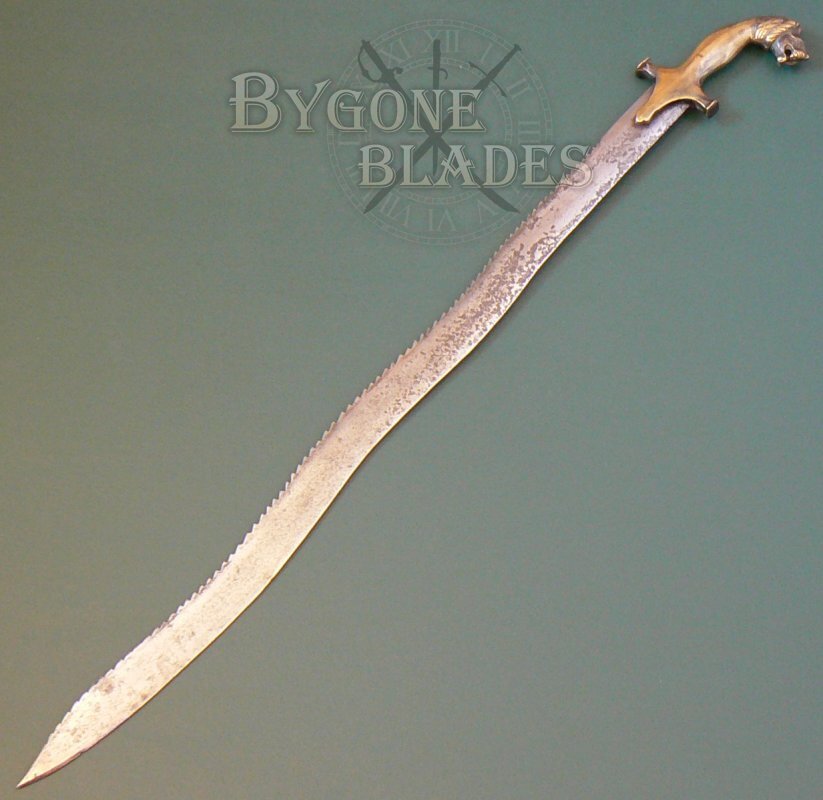 Indian Saw Backed Yataghan Style Sword | Bygone Blades
