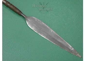 1879 Zulu War Stabbing Spear. Zulu Iklwa. #2509001 #3