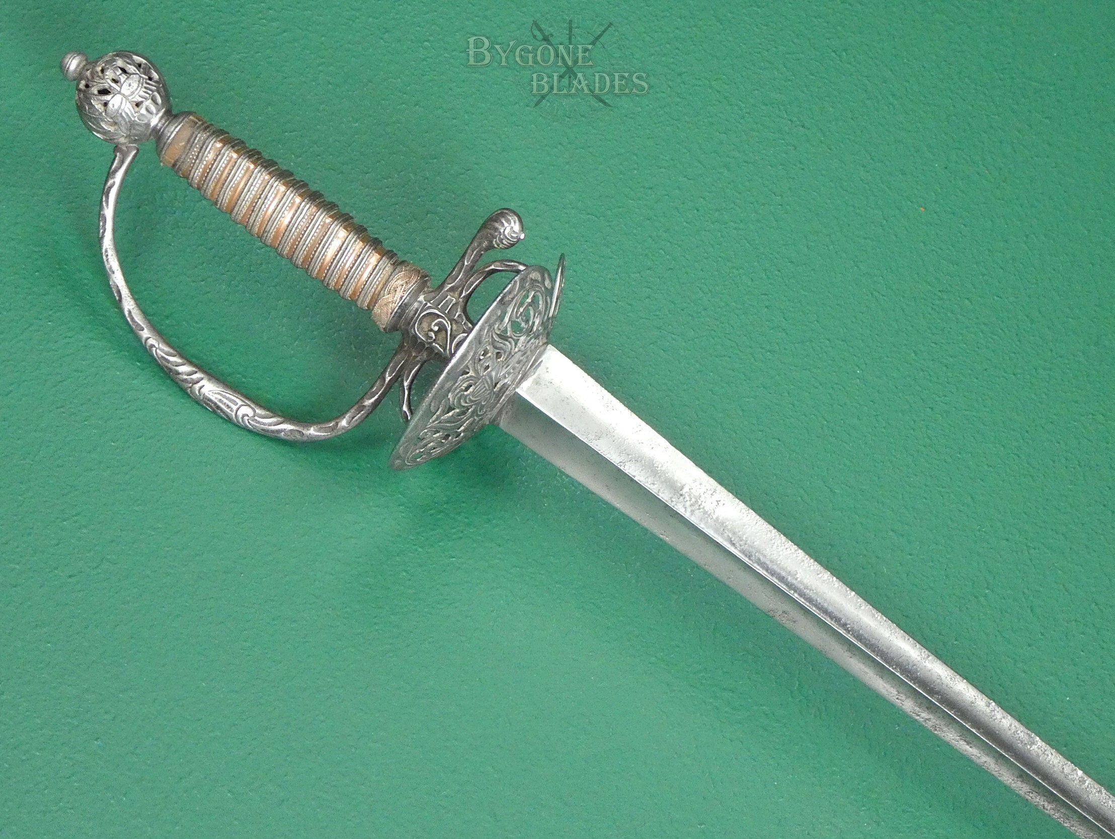 18th Century Iron Hilted Military Small Sword Circa 1760. #2608006 #3