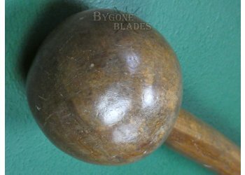 19th Century Zulu Iwisa. Anglo-Zulu War Knobkerrie. #2511010 #7