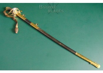 A Pipe Back Officers Sword. Pattern 1822 #3