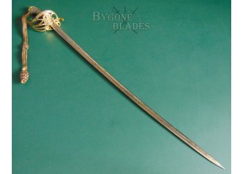 A Pipe Back Officers Sword. Pattern 1822 #4