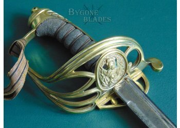 A Pipe Back Officers Sword. Pattern 1822 #8