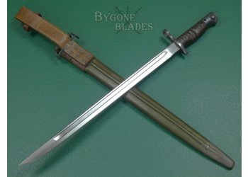 American 1917 Pattern WW1 Bayonet. British WW2 Reissue. #2505010 #2