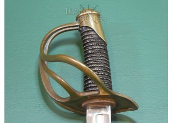 American Model 1840 Heavy Cavalry Sabre. P. D. Luneschloss #11