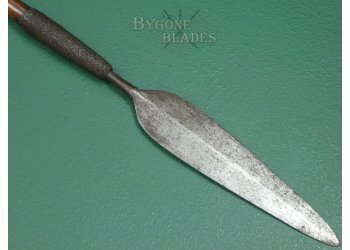 Anglo-Zulu War Stabbing Spear. Zulu Iklwa circa 1879. #2502001 #3