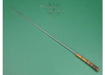 Antique British Sword Cane. Rootball Handle. #2307006 #11