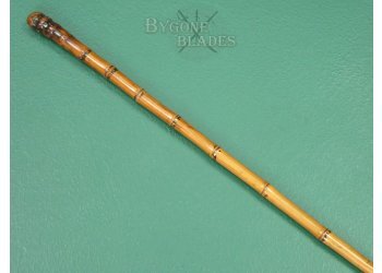 Antique British Sword Cane. Rootball Handle. #2307006 #5
