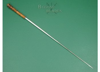 Antique British Sword Cane. Rootball Handle. #2307006 #8