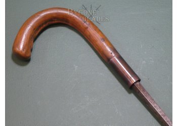 Antique &quot;Rummage&quot; Style Hardwood Walking Stick #7