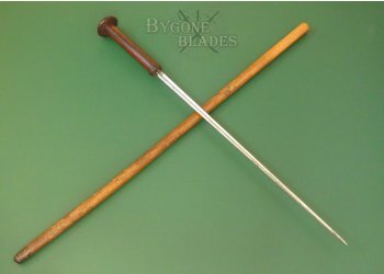 Antique Sword Cane. Cruciform Blade