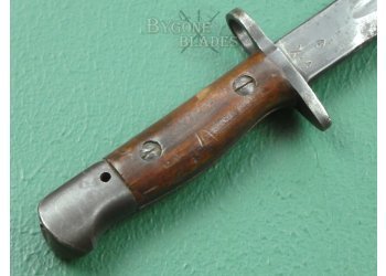 Australian P1907 Bayonet. Orange 1942. Rare Bussey Scabbard. #2211021 #9