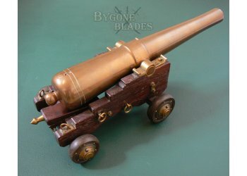 Black Powder Signal Cannon. Bronze Barrel. | Bygone Blades