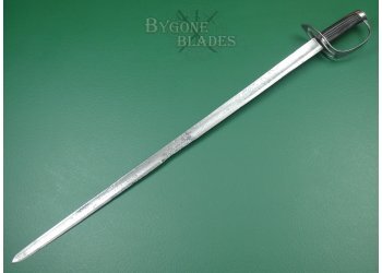 Slotted hilt spadroon sword