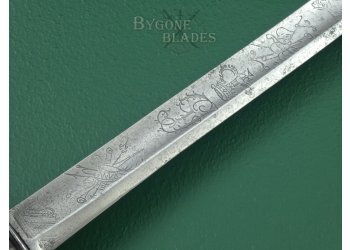 British 1780 Slotted Hilt Light Dragoon Officers Sword. #2109007 #5
