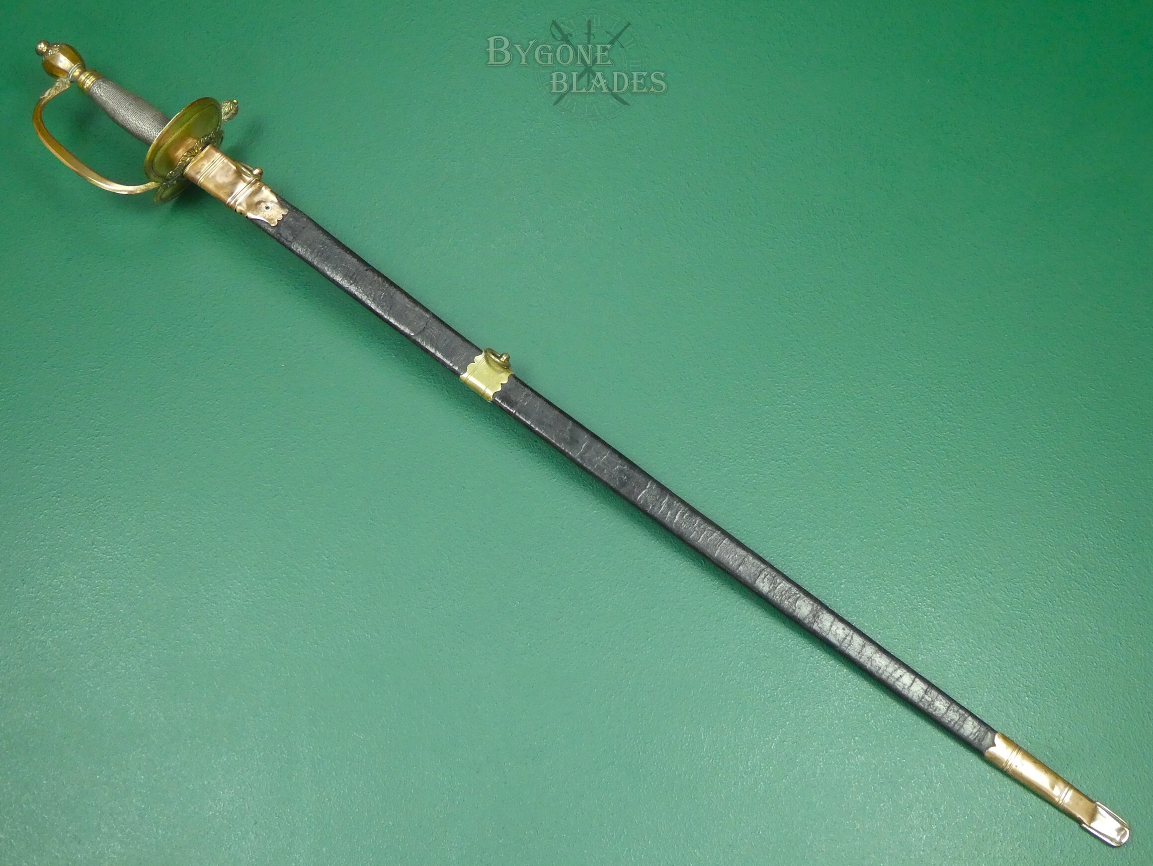 British 1796 Infantry Officers Spadroon. Napoleonic Wars Sword. Runkel. #2609002 #3