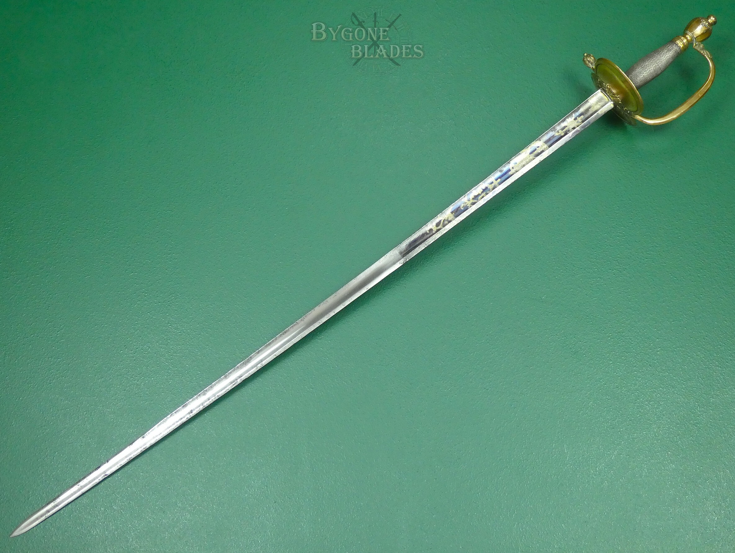 British 1796 Infantry Officers Spadroon. Napoleonic Wars Sword. Runkel. #2609002 #6