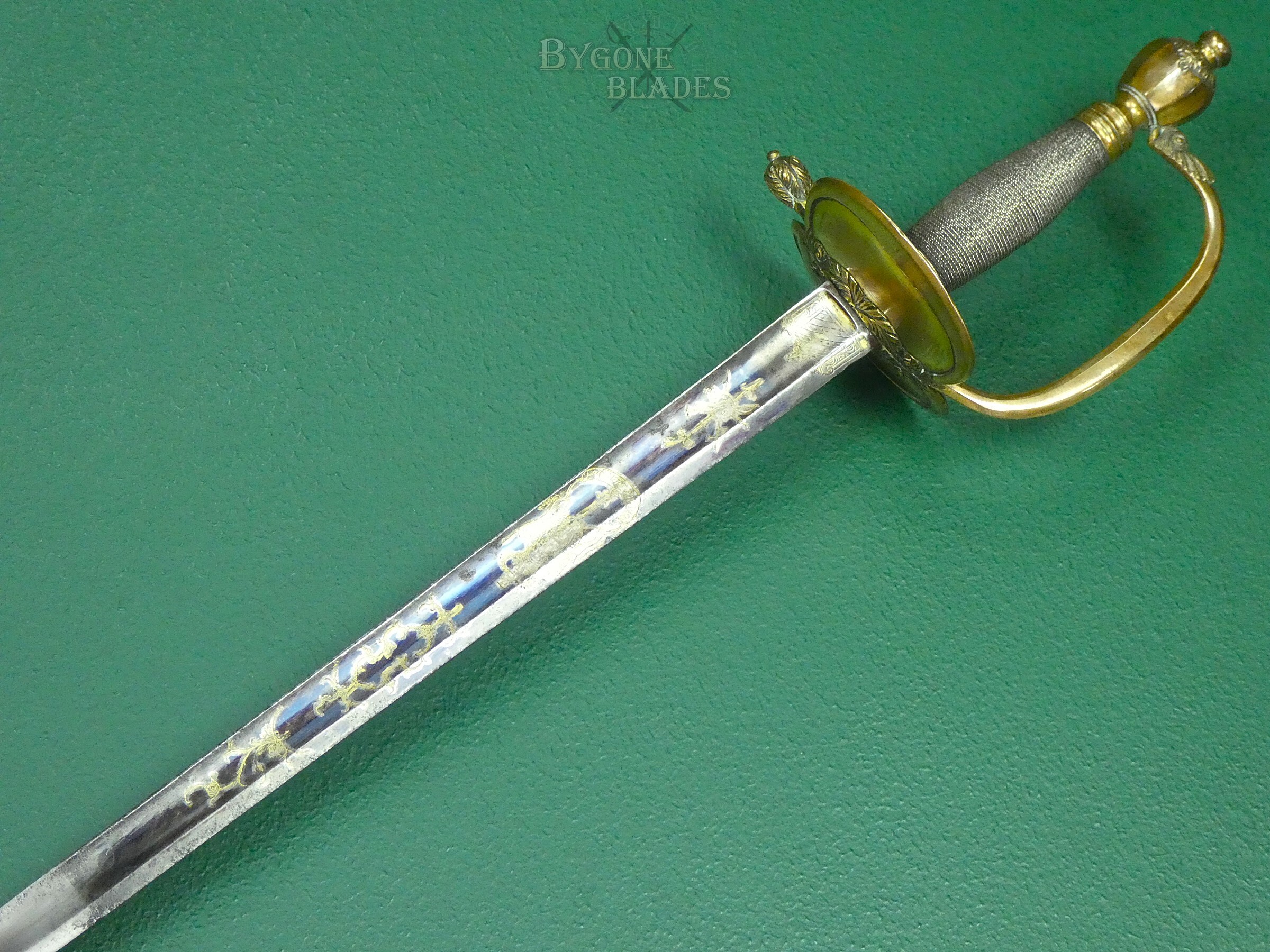 British 1796 Infantry Officers Spadroon. Napoleonic Wars Sword. Runkel. #2609002 #8