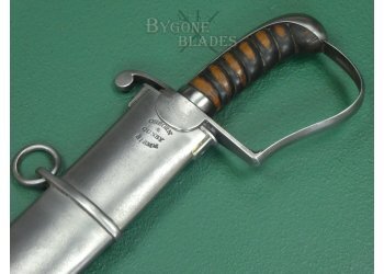 British 1796 Light Cavalry Sabre. Rare Spear Point. Circa 1796-1805. #2606001 #12
