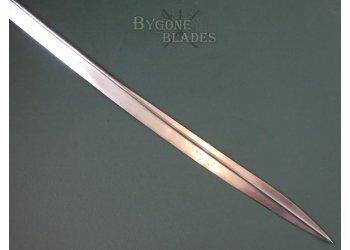 British 1821 Pattern Field Artillery Officers Sabre. Pipe Back. Quill Point #3