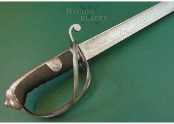 British 1821 Pattern Light Cavalry Troopers Sword. Made By Gill #7