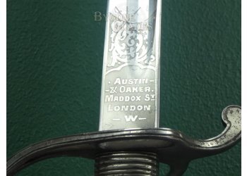British 1821/1850 Pattern Royal Artillery Officers Sword. George V #13